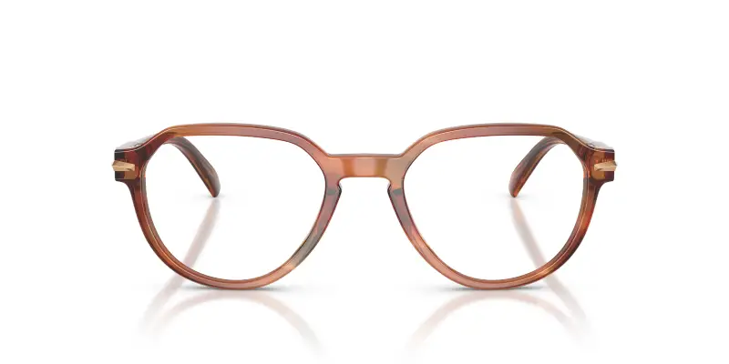 Uomo Michael Kors MK4187U WESTERLY 4039 Montature da vista Acetato Marrone Trasparente Rotonda Normale miniatura 3