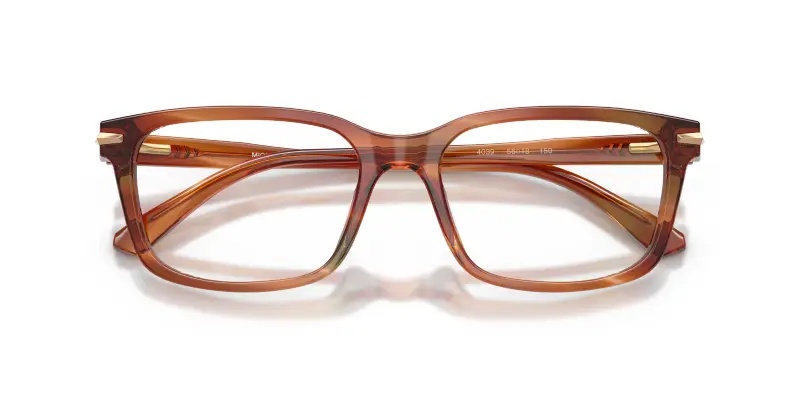 Uomo Michael Kors MK4188U SEAL HARBOR 4039 Montature da vista Acetato Marrone Trasparente Squadrata Normale miniatura 2