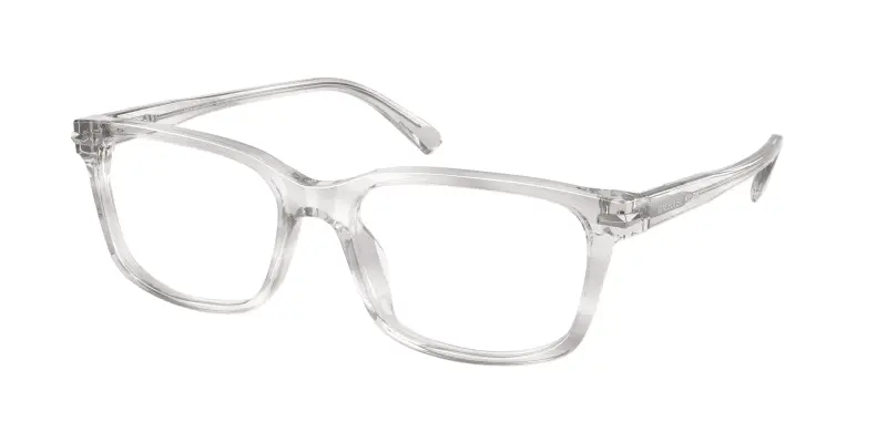Uomo Michael Kors MK4188U SEAL HARBOR 4049 Montature da vista Acetato Grigio Trasparente Squadrata Normale
