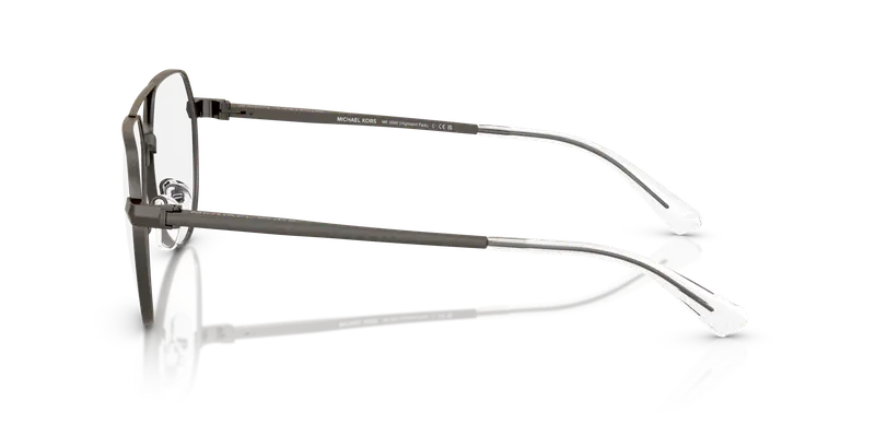 Michael Kors Uomo MK3092 HIGHLAND PARK 1002 Montature da vista Metallo Grigio Trasparente Pilot Normale miniatura 3