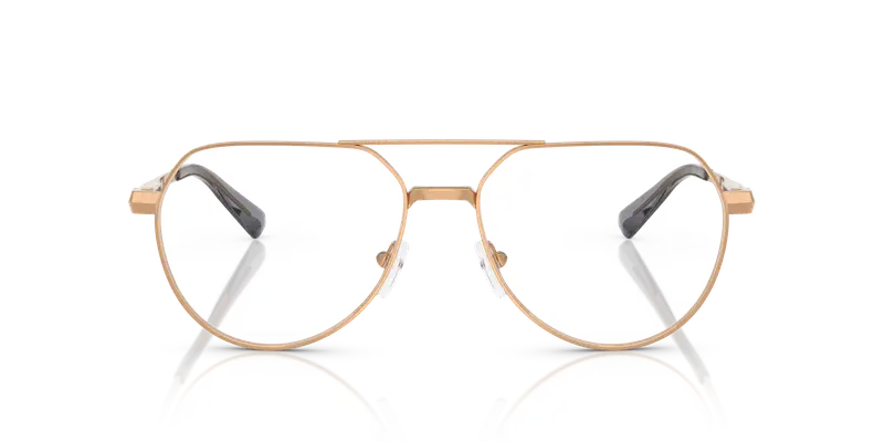 Michael Kors Uomo MK3092 HIGHLAND PARK 1899 Montature da vista Metallo Oro Trasparente Pilot Normale miniatura 2