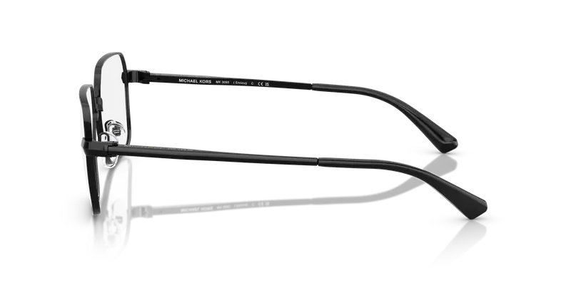 Michael Kors Uomo MK3093 ENCINO 1005 Montature da vista Metallo Nero Trasparente Squadrata Normale miniatura 3