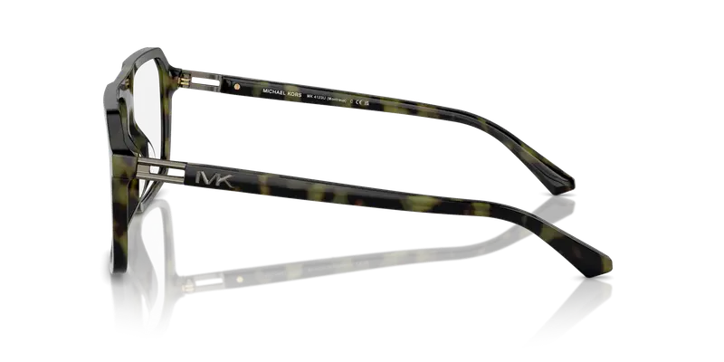 Michael Kors Uomo MK4123U MONTREUX 3943 Montature da vista Acetato Verde Trasparente Squadrata Normale miniatura 3