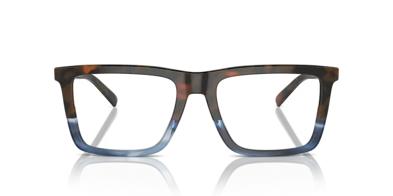 Michael Kors Uomo MK4124U SORENGO 3977 Montature da vista Acetato Blu Trasparente Squadrata Normale miniatura 2