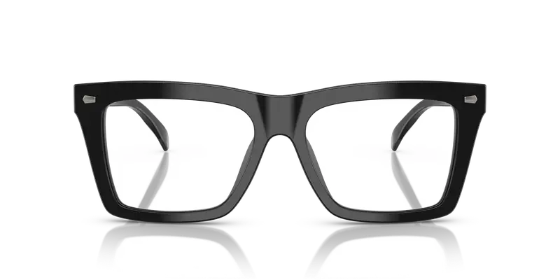 Michael Kors Uomo MK4128U AUGUSTA 3005 Montature da vista Acetato Nero Trasparente Squadrata Normale miniatura 2