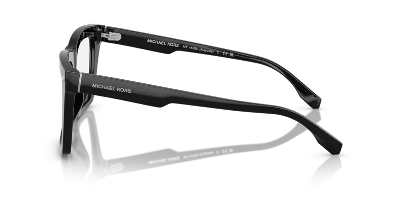Michael Kors Uomo MK4128U AUGUSTA 3005 Montature da vista Acetato Nero Trasparente Squadrata Normale miniatura 3