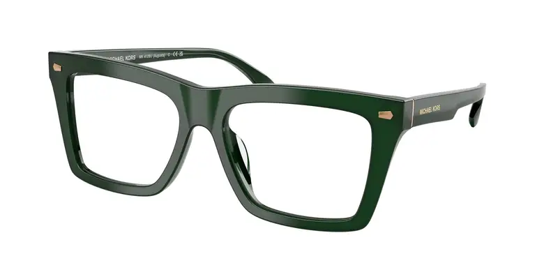 Michael Kors Uomo MK4128U AUGUSTA 4008 Montature da vista Acetato Verde Trasparente Squadrata Normale