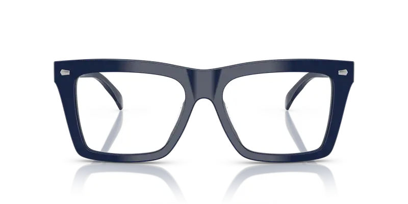 Michael Kors Uomo MK4128U AUGUSTA 4009 Montature da vista Acetato Blu Trasparente Squadrata Normale miniatura 2