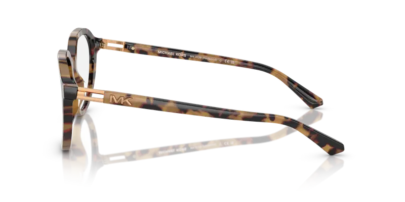 Michael Kors Uomo MK4129 REDWOOD 4006 Montature da vista Acetato Tartaruga Trasparente Rotonda Normale miniatura 3