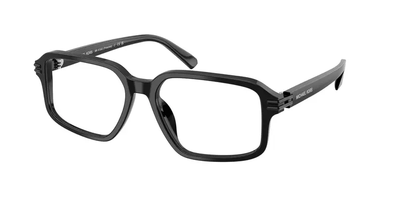 Michael Kors Uomo MK4154U PINECREST 3005 Montature da vista Acetato Nero Trasparente Geometrica Normale