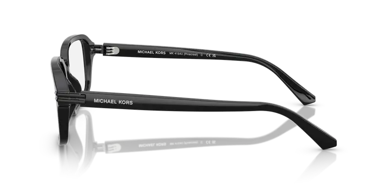 Michael Kors Uomo MK4154U PINECREST 3005 Montature da vista Acetato Nero Trasparente Geometrica Normale miniatura 3