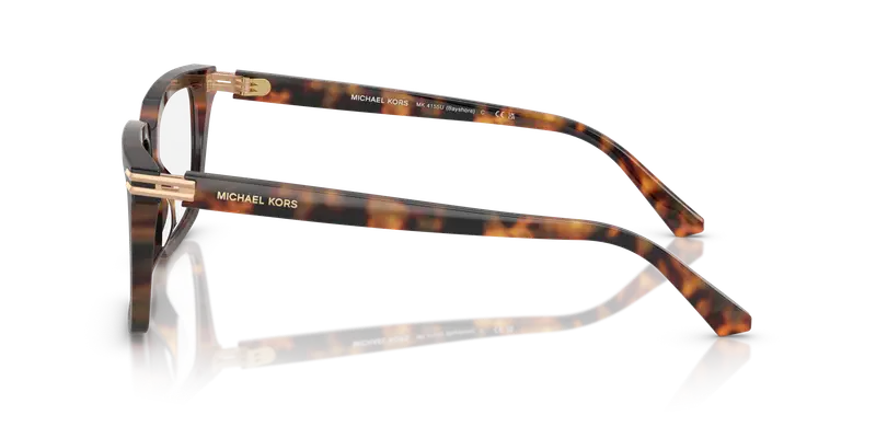 Michael Kors Uomo MK4155U BAYSHORE 3904 Montature da vista Acetato Tartaruga Trasparente Squadrata Normale miniatura 3