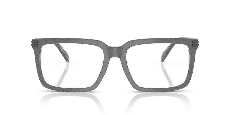 Michael Kors Uomo MK4155U BAYSHORE 4009 Montature da vista Acetato Grigio Trasparente Squadrata Normale miniatura 2