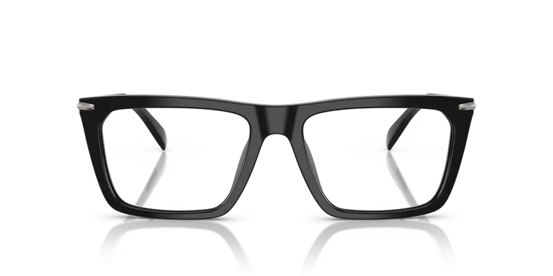 Michael Kors Uomo MK4157U ECHO PARK 3005 Montature da vista Acetato Nero Trasparente Squadrata Normale miniatura 2