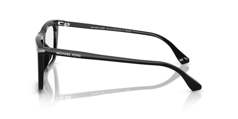 Michael Kors Uomo MK4157U ECHO PARK 3005 Montature da vista Acetato Nero Trasparente Squadrata Normale miniatura 3