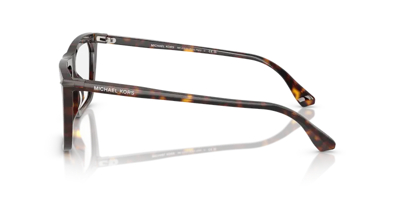 Michael Kors Uomo MK4157U ECHO PARK 3006 Montature da vista Acetato Tartaruga Trasparente Squadrata Normale miniatura 3
