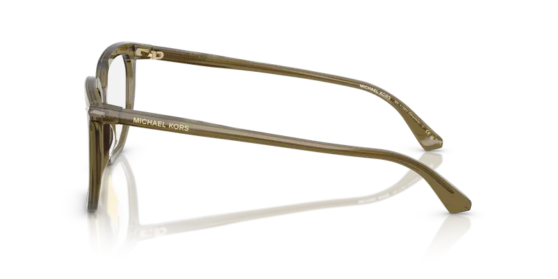Michael Kors Uomo MK4158U SEQUOIA 4012 Montature da vista Acetato Verde Trasparente Geometrica Normale miniatura 3