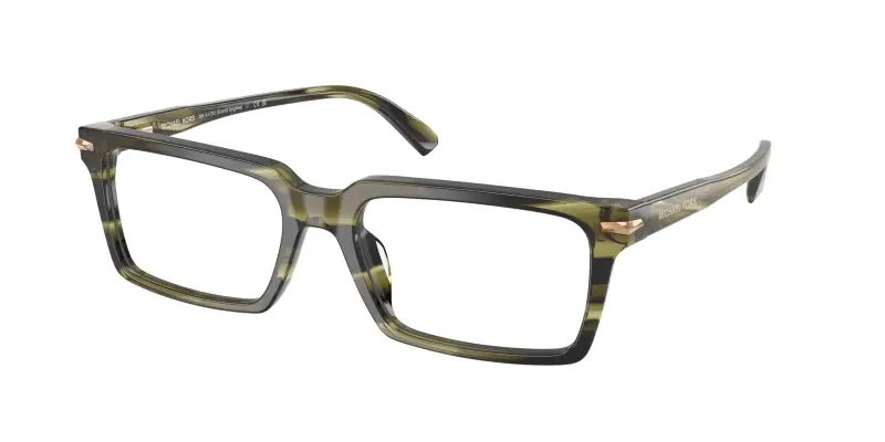 Uomo MK4173U GRAND TARGHEE 4040 Montature da vista Acetato Verde Trasparente Squadrata Normale