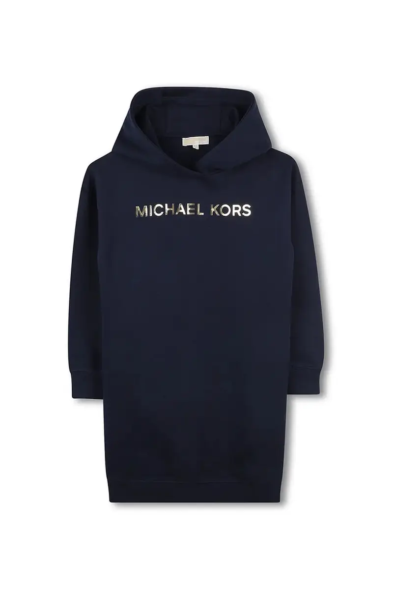 vestito di cotone bambina colore blu navy R30479 miniatura 2