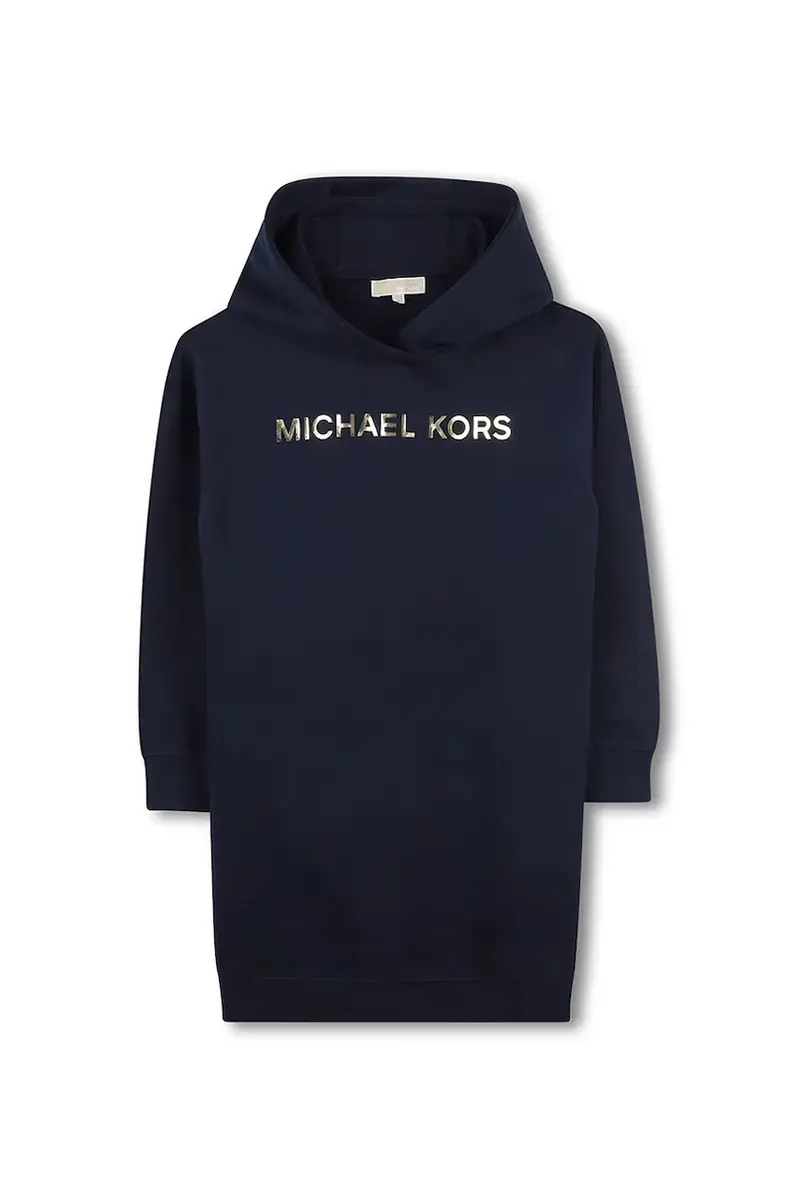 vestito di cotone bambina colore blu navy R30479 miniatura 2