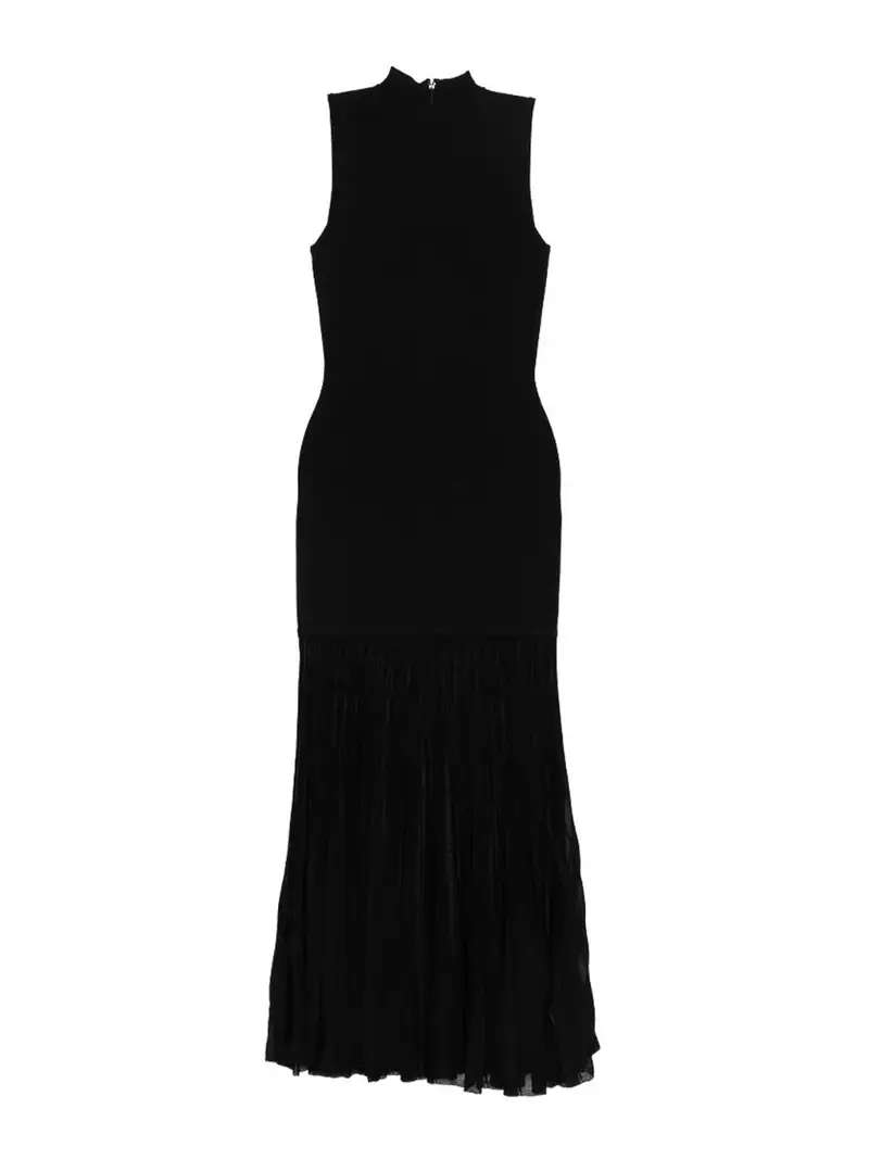 Vestito lungo nero aderente