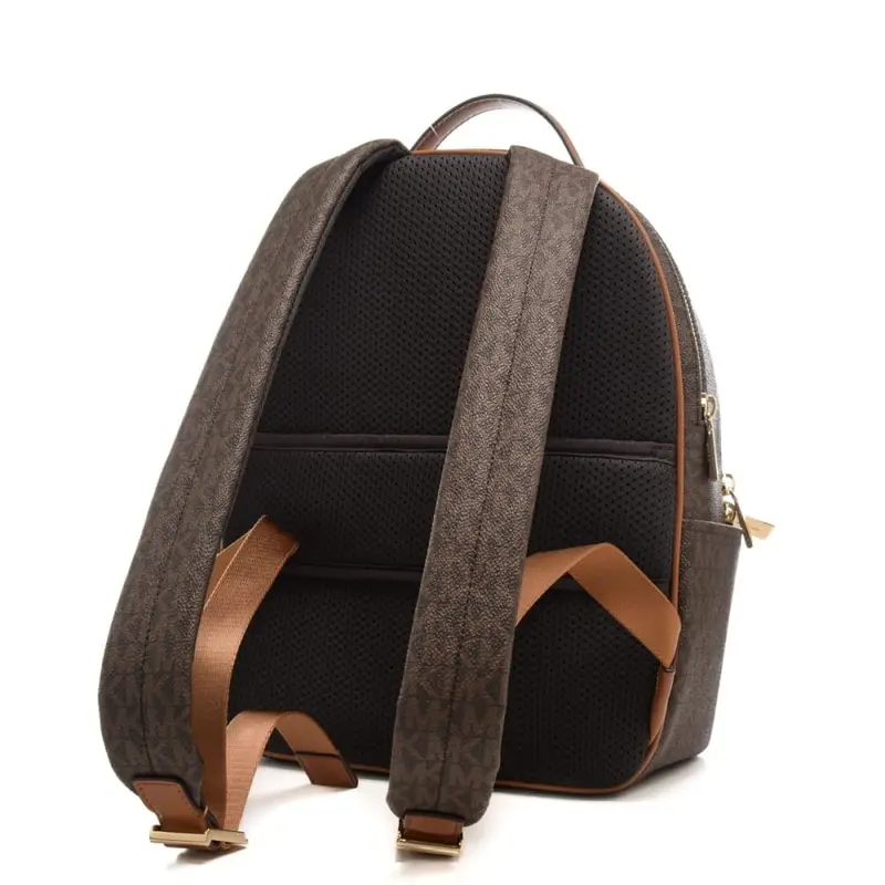 zaino da donna con pattern logo monogram marrone acorn miniatura 3