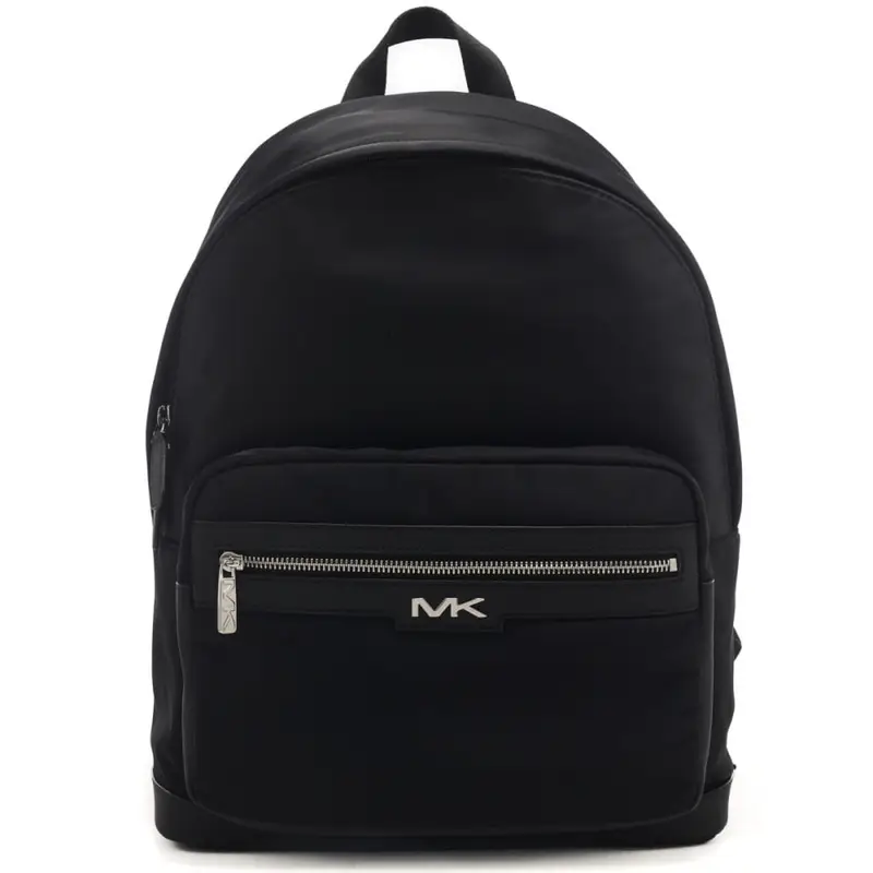 Michael Kors zaino da uomo nero con tasca con zip e logo monogram