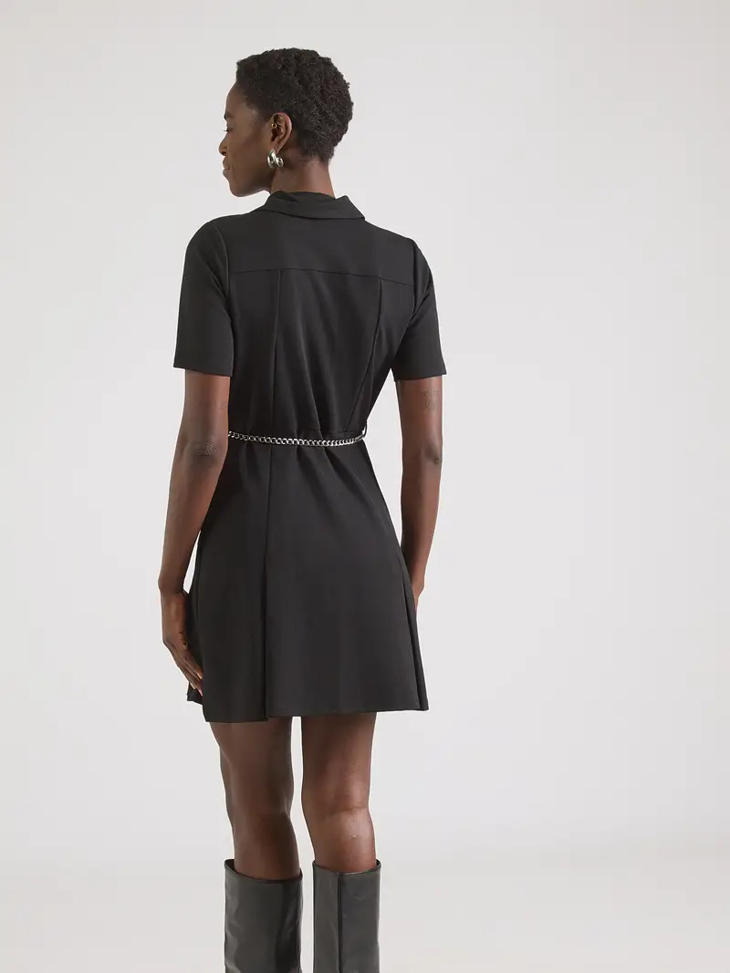 Abito camicia nero miniatura 2