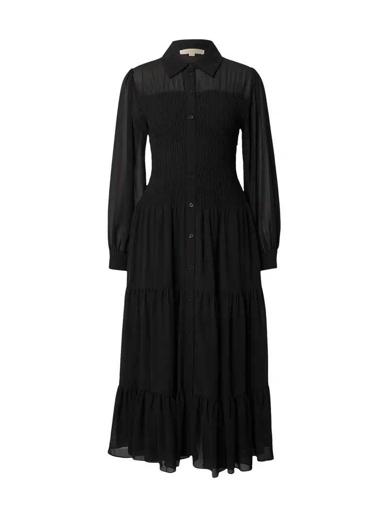 Abito camicia SMOCK nero