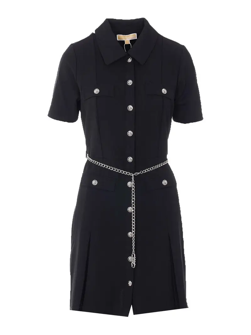 Abito in maglia Nero