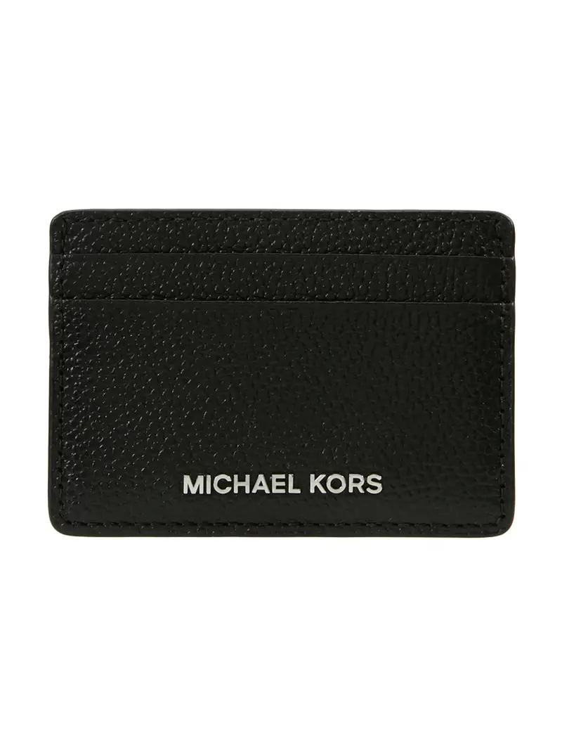 Michael Michael Kors Astuccio Donna Nero in Pelle