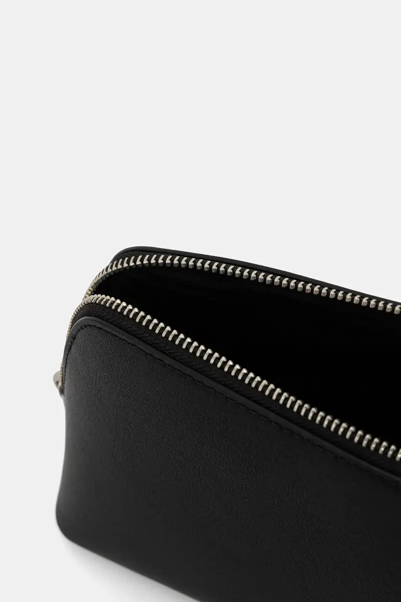 astuccio per trucchi in pelle colore nero 32F5SJ6T2T miniatura 5