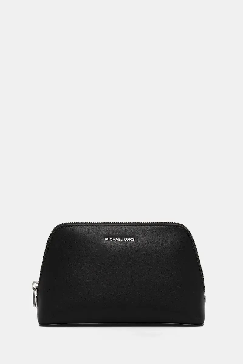 astuccio per trucchi in pelle colore nero 32F5SJ6T2T