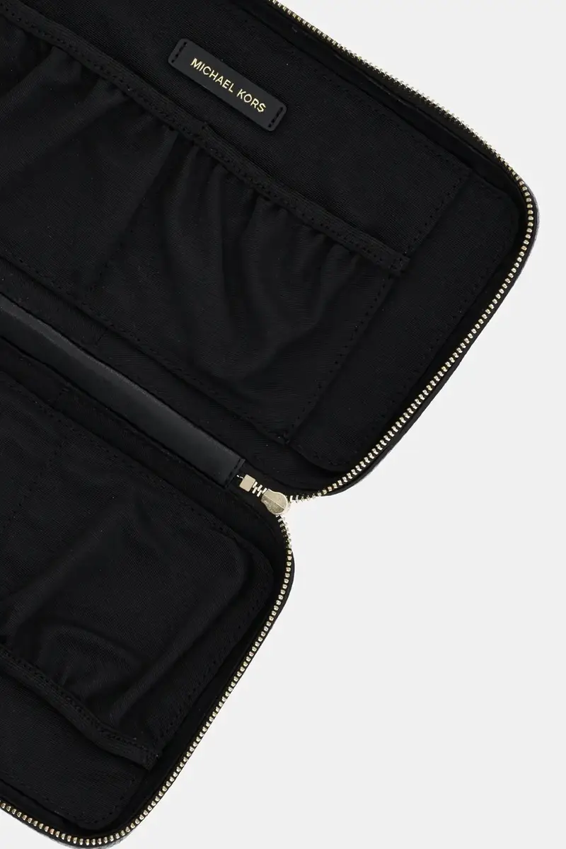 astuccio per trucchi in pelle colore nero 32T5GTMV3L miniatura 4