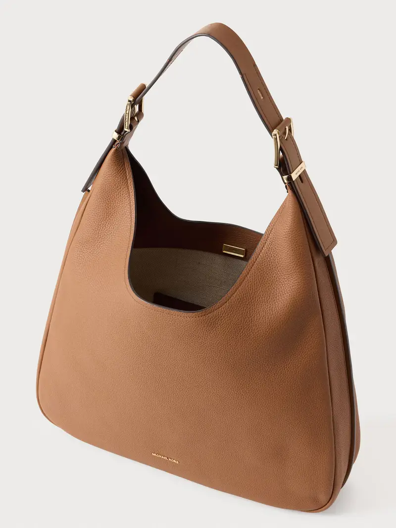 Borsa a spalla marrone miniatura 2