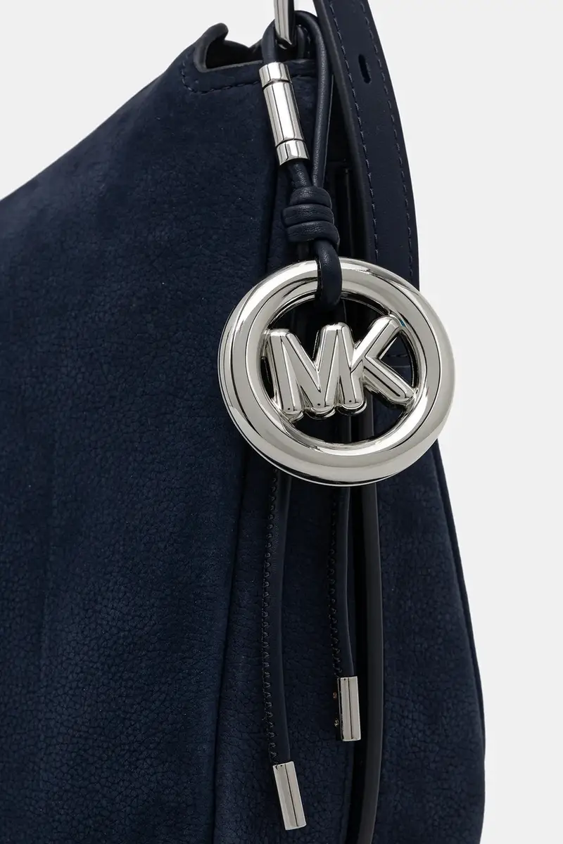 borsa in nabuk Blu miniatura 4