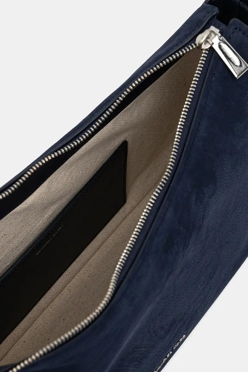 borsa in nabuk Blu miniatura 5