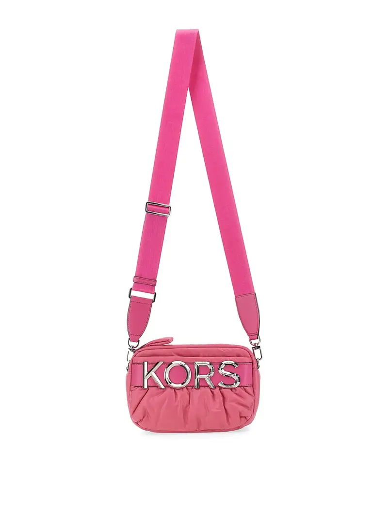 Borsa Per Fotocamera Con Logo Rosa