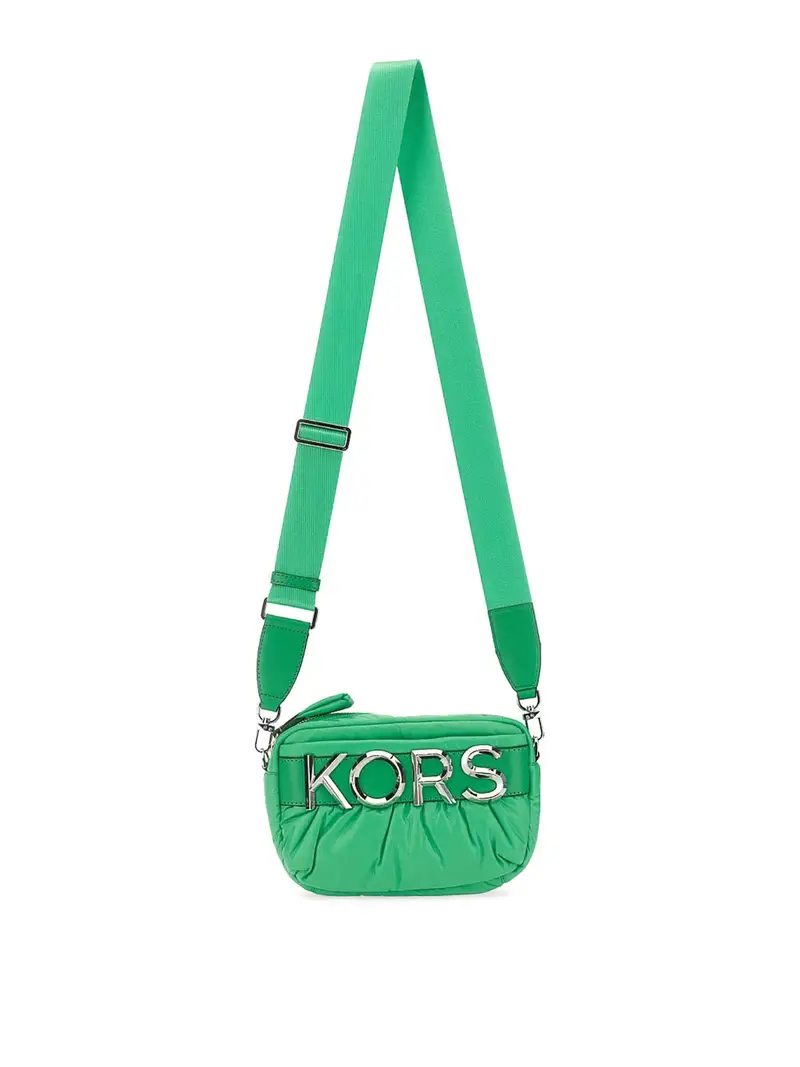 Borsa Per Fotocamera Con Logo Verde