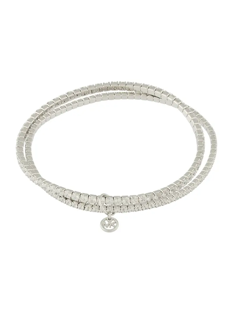 MICHAEL Michael Kors Braccialetto 'BRILLIANCE'  argento / trasparente