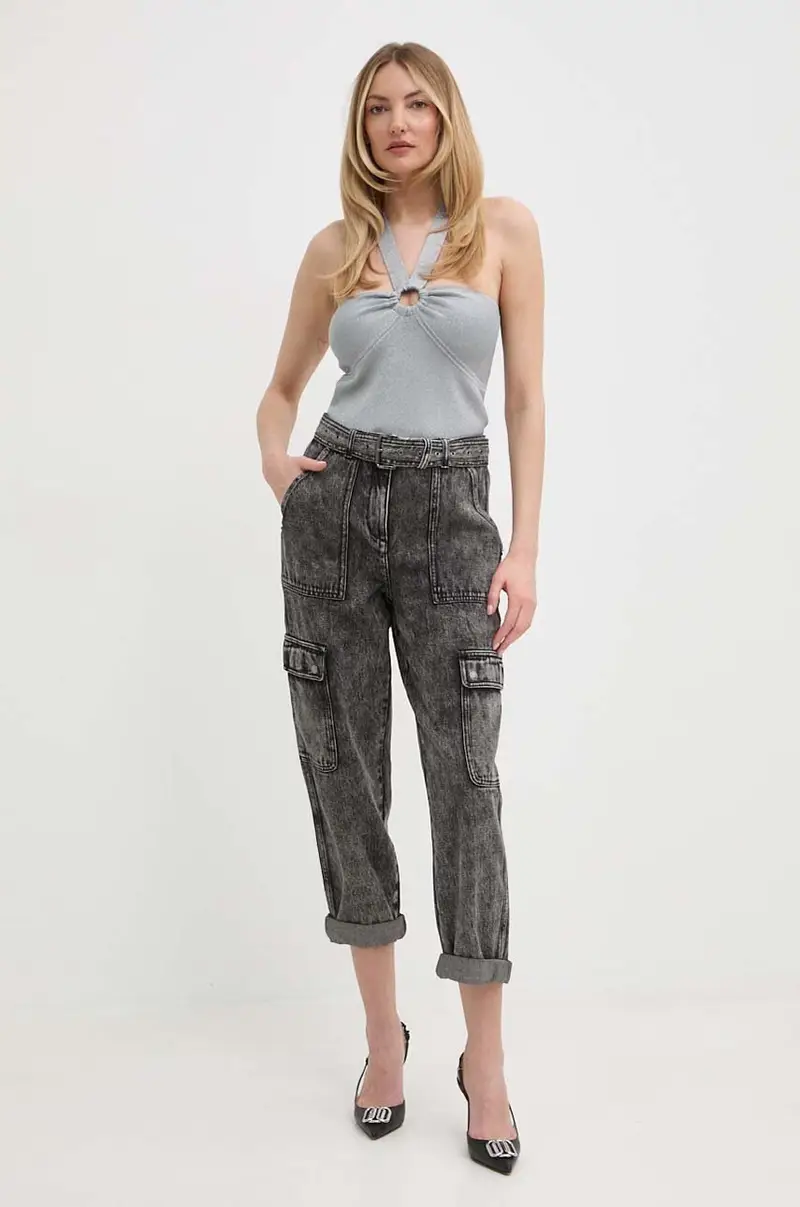 camicetta donna colore argento miniatura 2