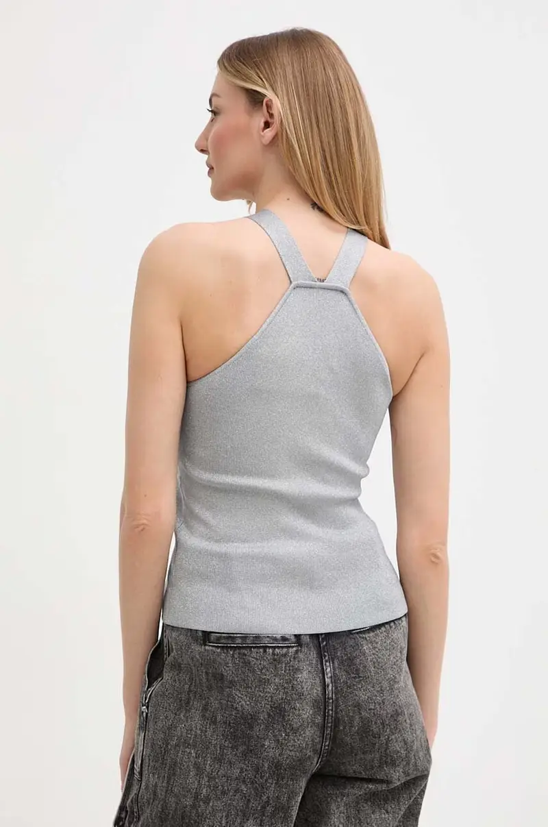 camicetta donna colore argento miniatura 3