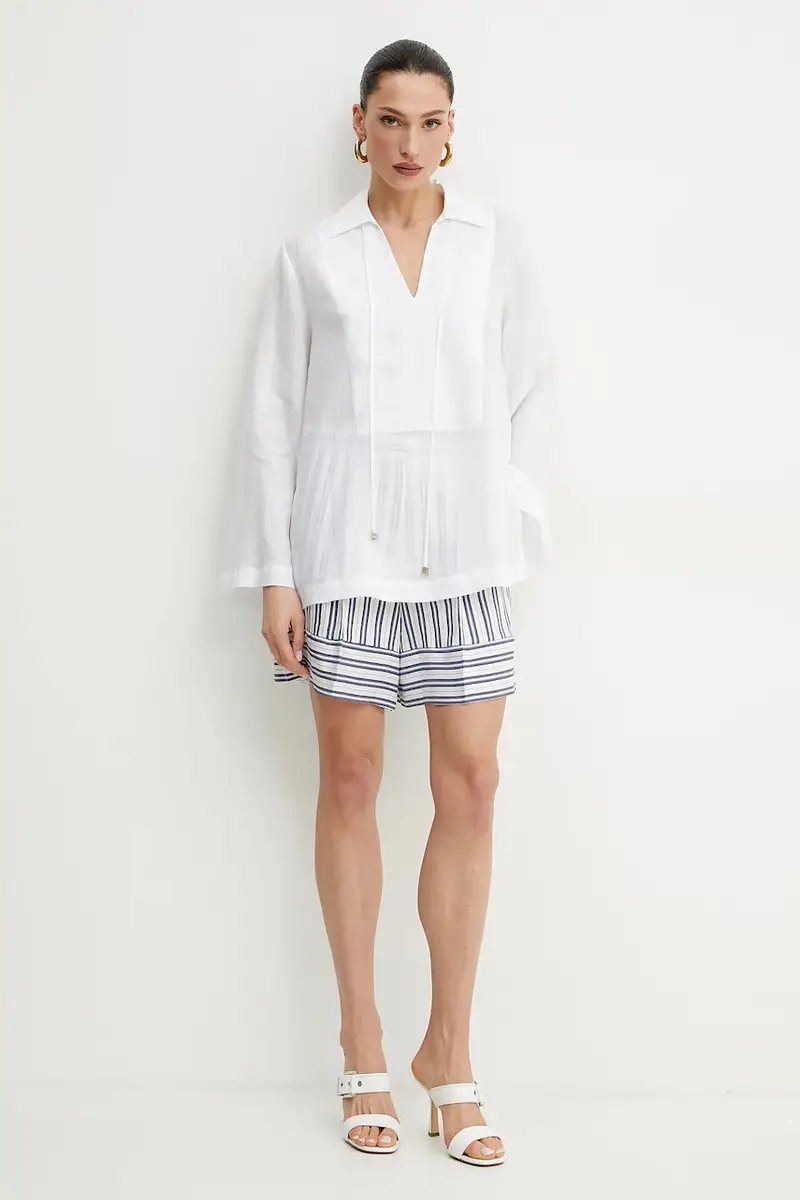 camicetta donna colore bianco MS540SPH7A miniatura 2