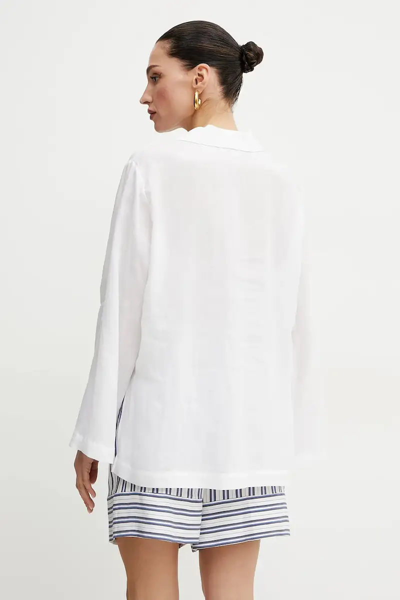 camicetta donna colore bianco MS540SPH7A miniatura 3