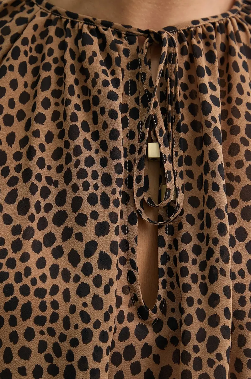 camicetta donna colore marrone MR540R0GRY miniatura 5