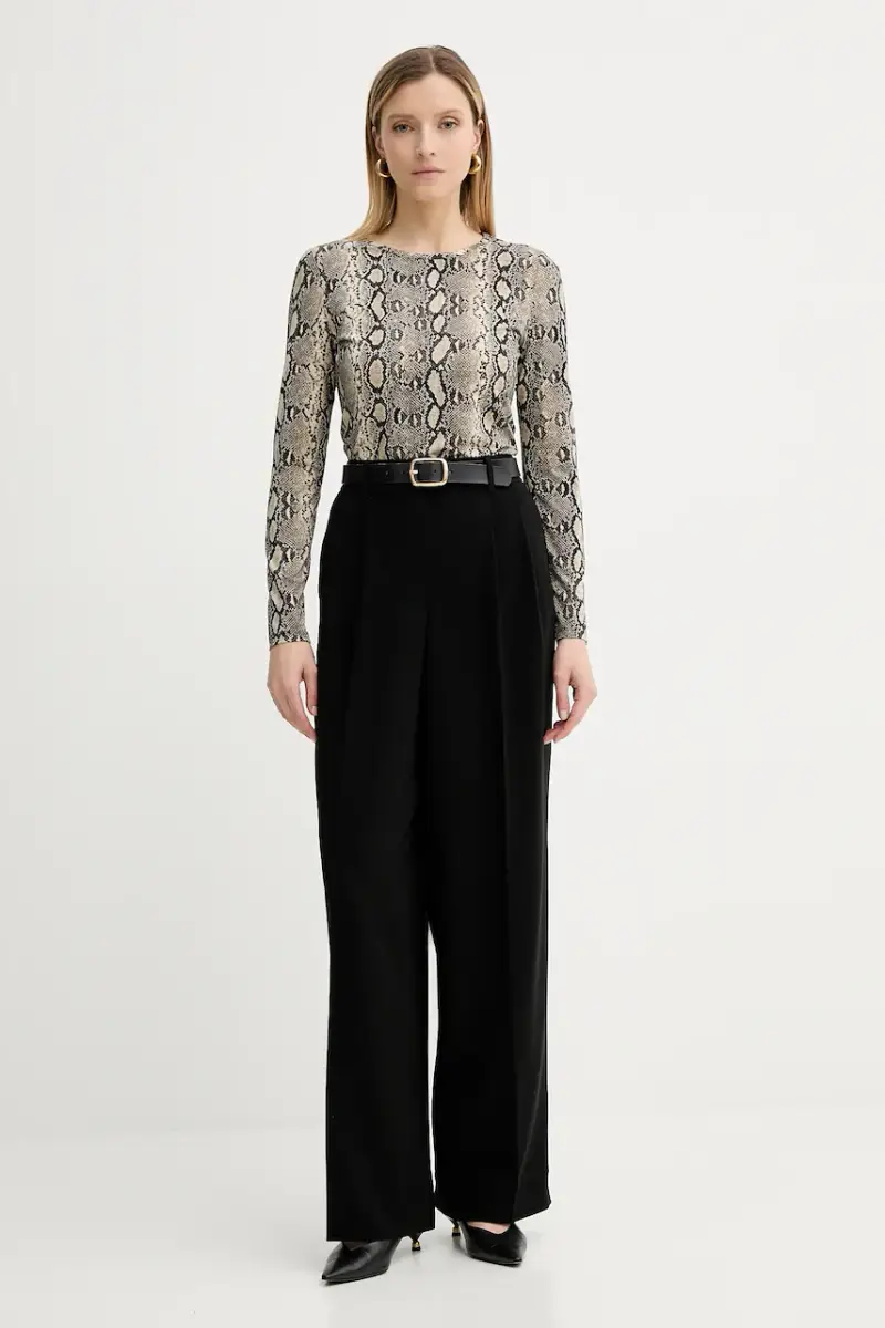 camicia a maniche lunghe colore beige MT551STHMC miniatura 2