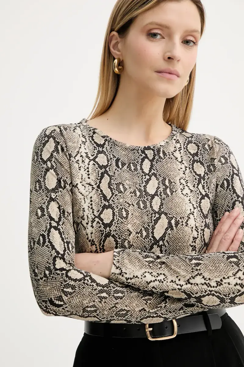 camicia a maniche lunghe colore beige MT551STHMC miniatura 4