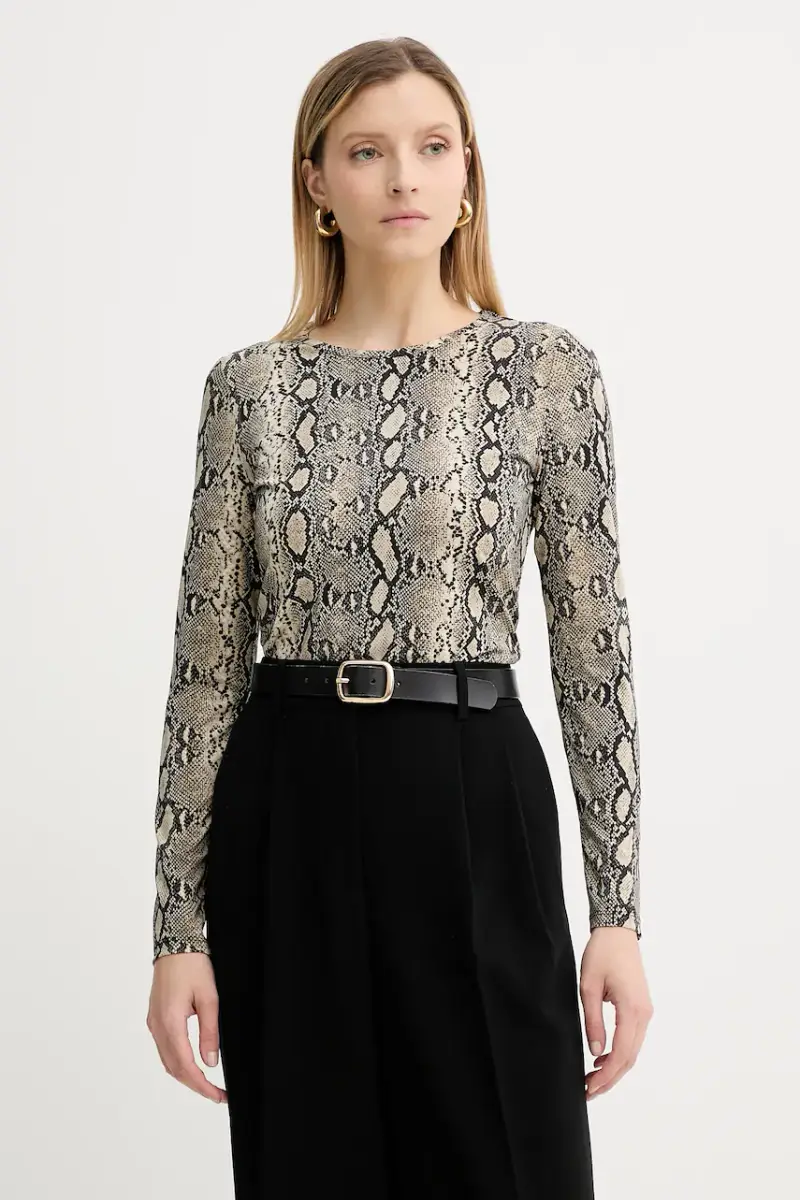 camicia a maniche lunghe colore beige MT551STHMC