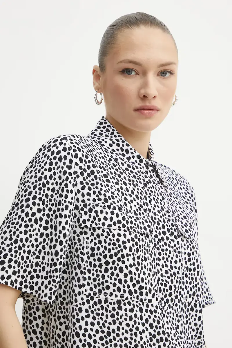 camicia donna colore bianco MR540S2GS6 miniatura 4