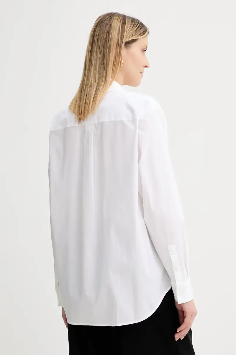 camicia donna colore bianco MT540TYF4C miniatura 3